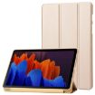 Samsung Galaxy Tab S9+/S10+ Gold 3-Fold Silicone Leather Case - 1