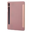 Samsung Galaxy Tab S9+/S10+ Rose Gold Silicone Leather Tablet Case - 3