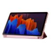 Samsung Galaxy Tab S9+/S10+ Rose Gold Silicone Leather Tablet Case - 5