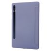 Samsung Galaxy Tab S9+/S10+ Purple Silicone Leather Tablet Case 3-Fold Holder - 3