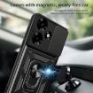 Infinix Hot 30 Red Phone Case with Sliding Camera Cover TPU+PC Design - 6