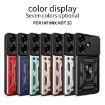Infinix Hot 30 Green Phone Case with Sliding Camera Cover TPU+PC - 2