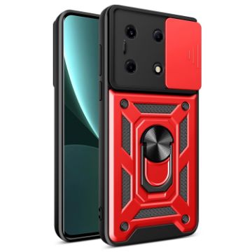 Infinix Note 30 VIP Red Phone Case with Sliding Camera Cover TPU+PC - 1