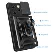 Infinix Hot 40/40 Pro 4G Blue TPU+PC Case with Sliding Camera Cover - 3