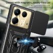 Infinix Note 40 4G Phone Case - Green Sliding Camera Cover TPU+PC - 6