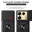 Infinix Note 40 4G Phone Case Silver - Sliding Camera Cover TPU+PC - 4