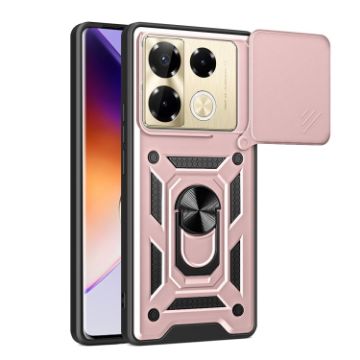 Infinix Note 40 Pro/Pro+ 5G Rose Gold Sliding Camera Cover Case TPU+PC - 1