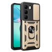 Infinix Hot 50 4G Gold Phone Case with Sliding Camera Cover TPU+PC - 1