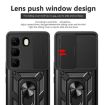 Infinix Hot 50 4G Gold Phone Case with Sliding Camera Cover TPU+PC - 4