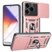 Infinix Note 40X 5G Phone Case Rose Gold - Sliding Camera Cover TPU+PC - 1