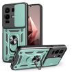 Infinix Note 50x Green Phone Case with Sliding Camera Cover TPU+PC - 1