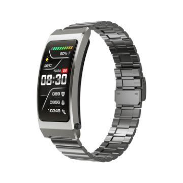 K7 Smart Call Bracelet, 1.14" TFT, BT Call, Heart Rate, Steel Strap - 1