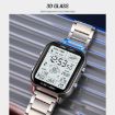SKMEI 1888 Men's Waterproof Sports Digital Watch, Stainless Steel, Black - 6
