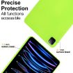 iPad Pro 13 2024 Fluorescent Green TPU Case - Oil Spray Skin-friendly - 8