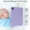 iPad Pro 13 2024 Purple TPU Tablet Case - Oil Spray Skin-friendly - 6