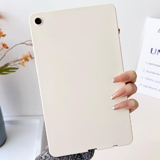 Samsung Galaxy Tab A9 2023 TPU Case Milk White - Oil Spray Skin-friendly - 1