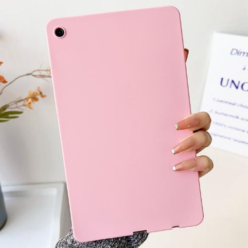 Samsung Galaxy Tab A9+ 2023 Pink TPU Case - Oil Spray Skin-friendly - 1