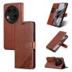 Xiaomi 14 Ultra AZNS Sheepskin Texture Flip Leather Case - Brown - 1
