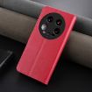 Xiaomi 14 Ultra AZNS Red Sheepskin Texture Flip Leather Phone Case - 3