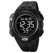 SKMEI 2078 Men's 50M Waterproof Sports Digital Watch - Black - 1