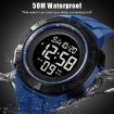 SKMEI 2078 Men's 50M Waterproof Sports Digital Watch - Black - 7