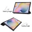 Samsung Galaxy Tab S7 T870 Black Leather Case with Holder & Sleep/Wake - 5