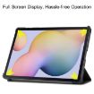 Samsung Galaxy Tab S7 T870 Black Leather Case with Holder & Sleep/Wake - 6