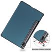 Samsung Galaxy Tab S7 T870 Dark Green Leather Case with Holder & Sleep Function - 9