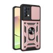 OPPO Reno5 4G/5G Rose Gold Sliding Camera Cover TPU Hybrid Case - 1