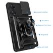 OPPO A58 4G Global Red Phone Case with Sliding Camera Cover Design - 4