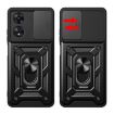OPPO A58 4G Global Phone Case - Blue Sliding Camera Cover TPU Hybrid - 3