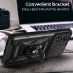 OPPO A58 4G Global Phone Case - Sliding Camera Cover, Silver TPU Hybrid - 6