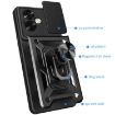 OPPO A79 5G Phone Case - Black TPU Hybrid PC with Sliding Camera Cover - 3
