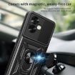 OPPO A79 5G Phone Case - Black TPU Hybrid PC with Sliding Camera Cover - 6