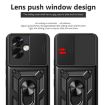 OPPO A79 5G Red Phone Case with Sliding Camera Cover TPU Hybrid PC - 4