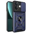 OPPO A3x 5G/4G Blue Sliding Camera Cover TPU Hybrid PC Case - 1
