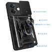 OPPO A3x 5G/4G Blue Sliding Camera Cover TPU Hybrid PC Case - 3