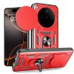 OPPO Find X8 Pro Red TPU Hybrid PC Case with Sliding Camera Cover - 1