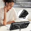 OPPO Reno13 F 4G/5G Red TPU Hybrid PC Case with Sliding Camera Cover - 4