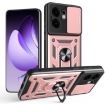 OPPO Reno13 F 4G/5G Rose Gold Sliding Camera Cover TPU Hybrid Case - 1