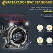 Jeep Wrangler JK 2 Door 2007-2015 4" Light Guide Fog Light Pair Yellow/White - 4