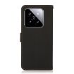 Xiaomi 14 Ultra KHAZNEH RFID Leather Phone Case Black - 3
