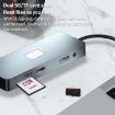 BYL-2309 Type-C Dock: HDMI 4K, DP, VGA, RJ45, USB3.2, Audio, PD100W, SD/TF - 6