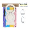 Samsung Galaxy Tab S9+ Armor Case with Rotating Ring - Colorful Pink - 3