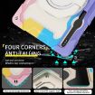 Samsung Galaxy Tab S9+ Armor Case with Rotating Ring - Colorful Pink - 7