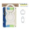 Samsung Galaxy Tab S9+ Armor Case with Rotating Ring Holder - Blue - 3