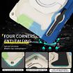 Samsung Galaxy Tab S9+ Armor Case with Rotating Ring Holder - Blue - 7