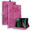 Samsung Galaxy Tab A8 X200 Sakura Cat Leather Case Rose Red - 1
