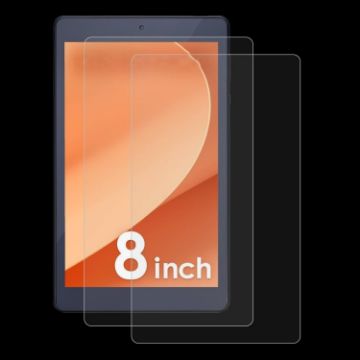 LUCA TE084 M4V1-B 8.0 Tablet Glass Film 2pcs 0.3mm 9H Tempered - 1
