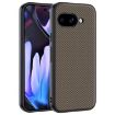 Google Pixel 9a Ultra-thin Gold Carbon Fiber Texture Phone Case - 1